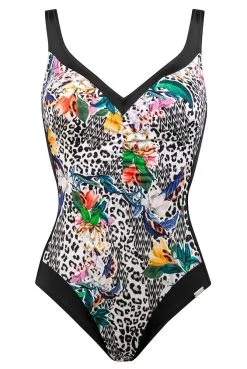 Charmline Badeanzug Animal Blossom