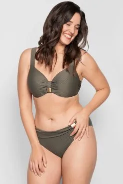 Ulla Bikini-Hose St. Tropez Mit Spange -Bademode Verkaufsgeschäft Ulla Bikinihose mit Spange St Tropez 9133 olive 03 1280x1280