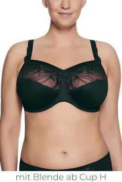 Ulla Bügel-BH Carmen -Bademode Verkaufsgeschäft Ulla Buegel BH Carmen 2526 mit Blende schwarz 03 1280x1280